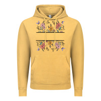 Vintage Mustard wildflower your text here Vintage Hoodie - MaliasSmallBusiness