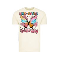 Vintage Arctic anti social butterfly Vintage Tee - MaliasSmallBusiness