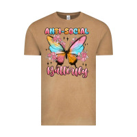 Vintage Camel anti social butterfly Vintage Tee - MaliasSmallBusiness
