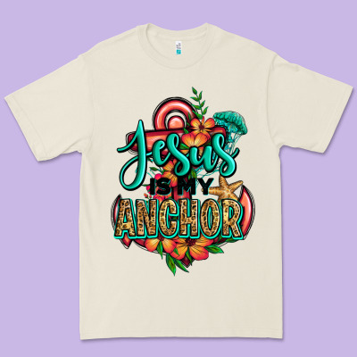 Jesus Is My Anchor Premium Tee Designed By Jasminsmagicworld