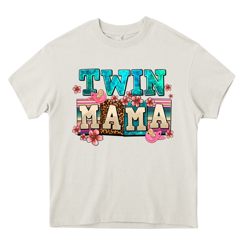 Twin Mama Heavy Core Tee by AdoDesignShop | Teevron
