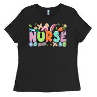Black easter nurse Ladies Tee - Artiststas