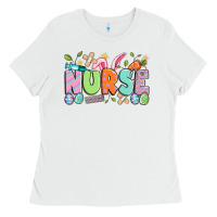 White easter nurse Ladies Tee - Artiststas