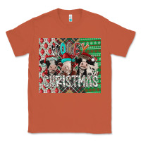 Copper mooey Christmas Classic Tee - CowhideDigitalArt