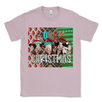 Lilac mooey Christmas Classic Tee - CowhideDigitalArt