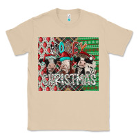 Mushroom mooey Christmas Classic Tee - CowhideDigitalArt
