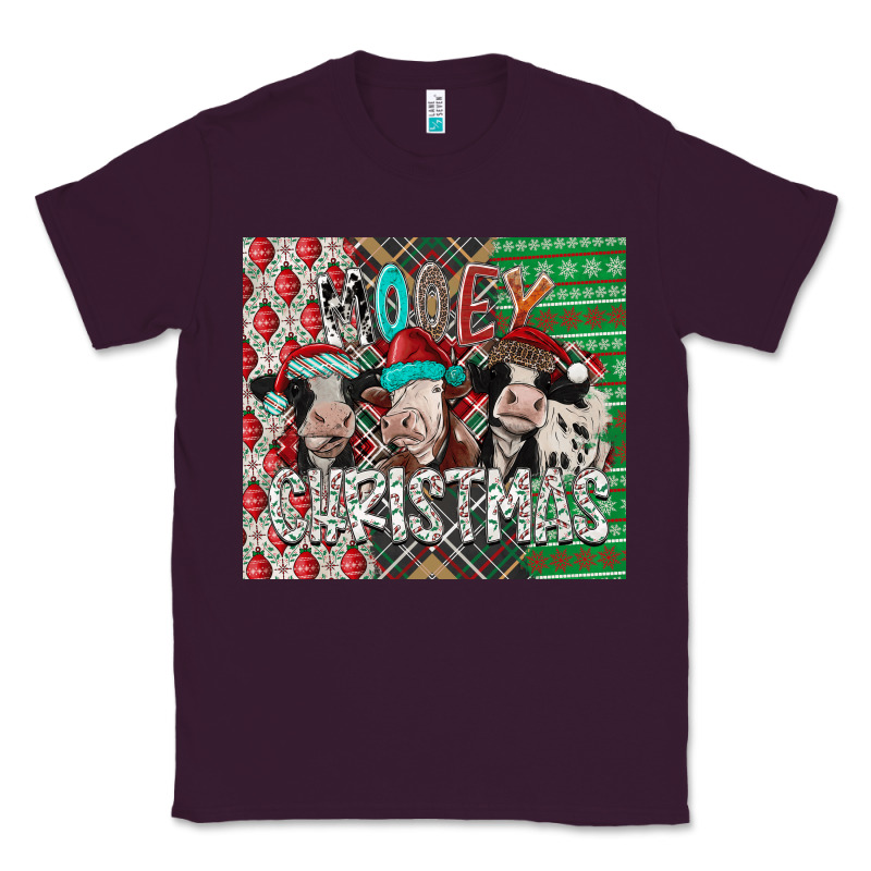 Mooey Christmas Classic Tee by CowhideDigitalArt | Teevron
