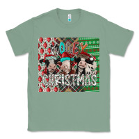 Sage mooey Christmas Classic Tee - CowhideDigitalArt