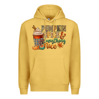 Antique Gold pumpkin spice and everything nice Premium Hoodie - CowGirlArtShop