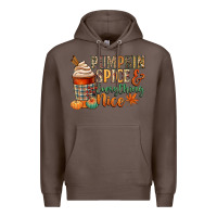 Coffee pumpkin spice and everything nice Premium Hoodie - CowGirlArtShop