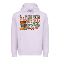 Lilac pumpkin spice and everything nice Premium Hoodie - CowGirlArtShop