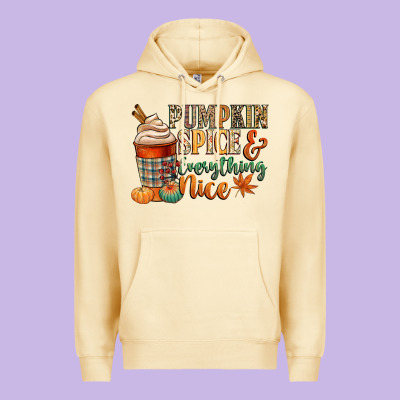 Pumpkin Spice And Everything Nice Premium Hoodie Designed By Cowgirlartshop