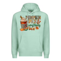 Seafoam pumpkin spice and everything nice Premium Hoodie - CowGirlArtShop