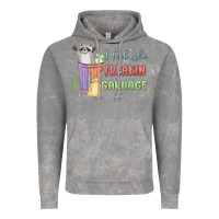 Cloud Rock i feel like garbage raccoon Vintage Hoodie - MaliasSmallBusiness