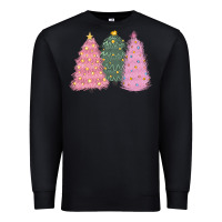 Black christmas trees Premium Sweatshirt - CowGirlArtShop