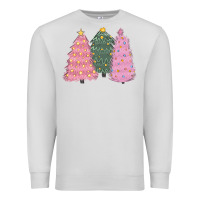 Dove Grey christmas trees Premium Sweatshirt - CowGirlArtShop