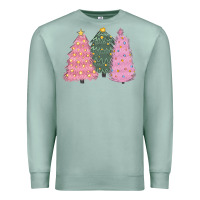 Seafoam christmas trees Premium Sweatshirt - CowGirlArtShop