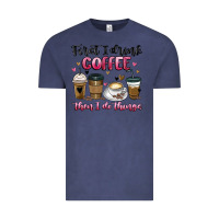 Vintage Denim first i drink coffee then i do things Vintage Tee - MaliasSmallBusiness