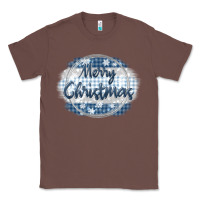 Chestnut merry christmas blue Classic Tee - MaliasSmallBusiness