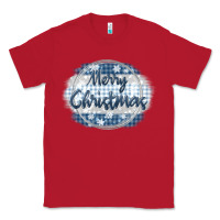 Red merry christmas blue Classic Tee - MaliasSmallBusiness