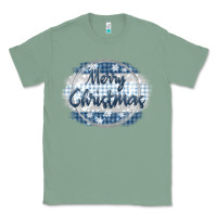 Sage merry christmas blue Classic Tee - MaliasSmallBusiness