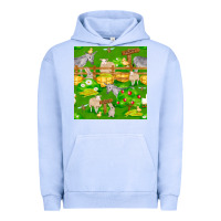 Pigment Grape Ice farm life seamless pattern Urban Hoodie - FaDigitalArtStudio