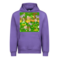 Tulip farm life seamless pattern Urban Hoodie - FaDigitalArtStudio
