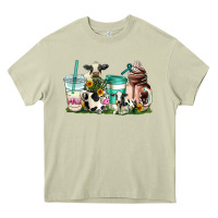 Mossy cow coffee cups Heavy Core Tee - AdoDesignShop