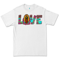 White love our lady of guadalupe Premium Tee - JahusDesignShop