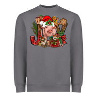 Storm joy christmas with pig bbs Heavyweight Sweatshirt - BundleAndBundleShop