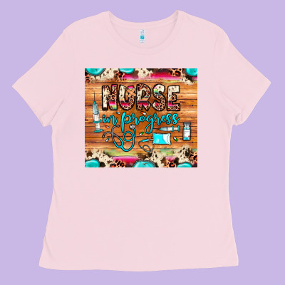 Nurse In Progress Ladies Tee Designed By Jahusdesignshop