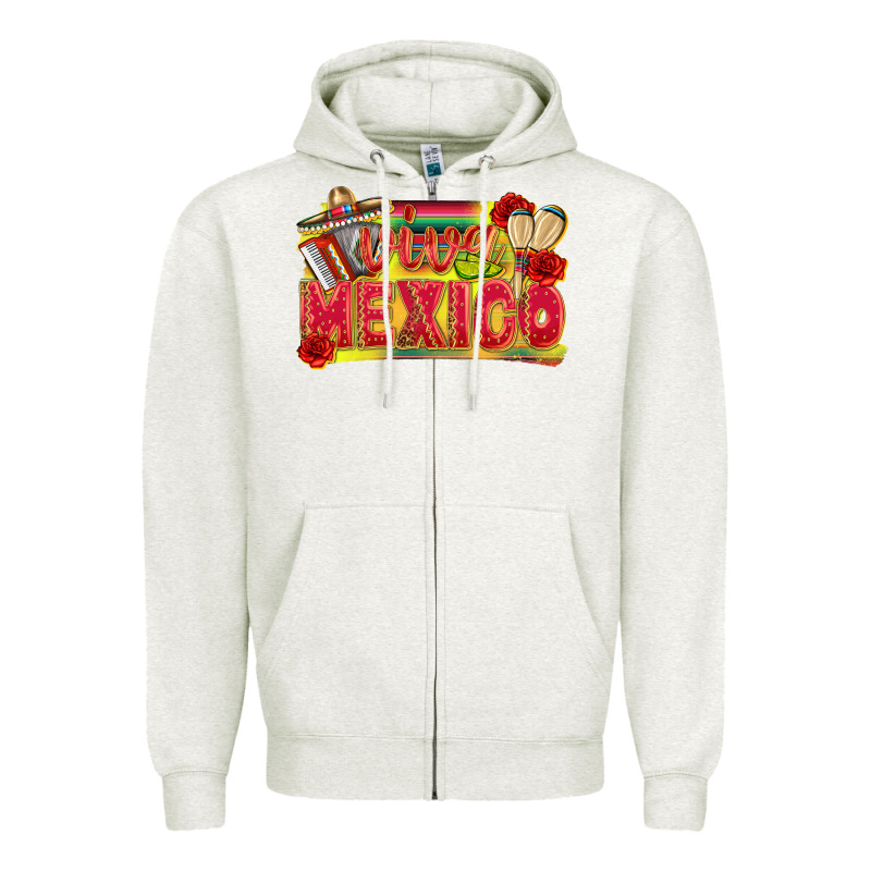 Viva Mexico Zipper Hoodie by texasbilliewilder | Teevron