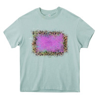 Arona Old Leopard Purple Glitter Frame Heavy Core Tee - Bettercallsaul