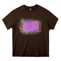 Chocolate Brown Old Leopard Purple Glitter Frame Heavy Core Tee - Bettercallsaul