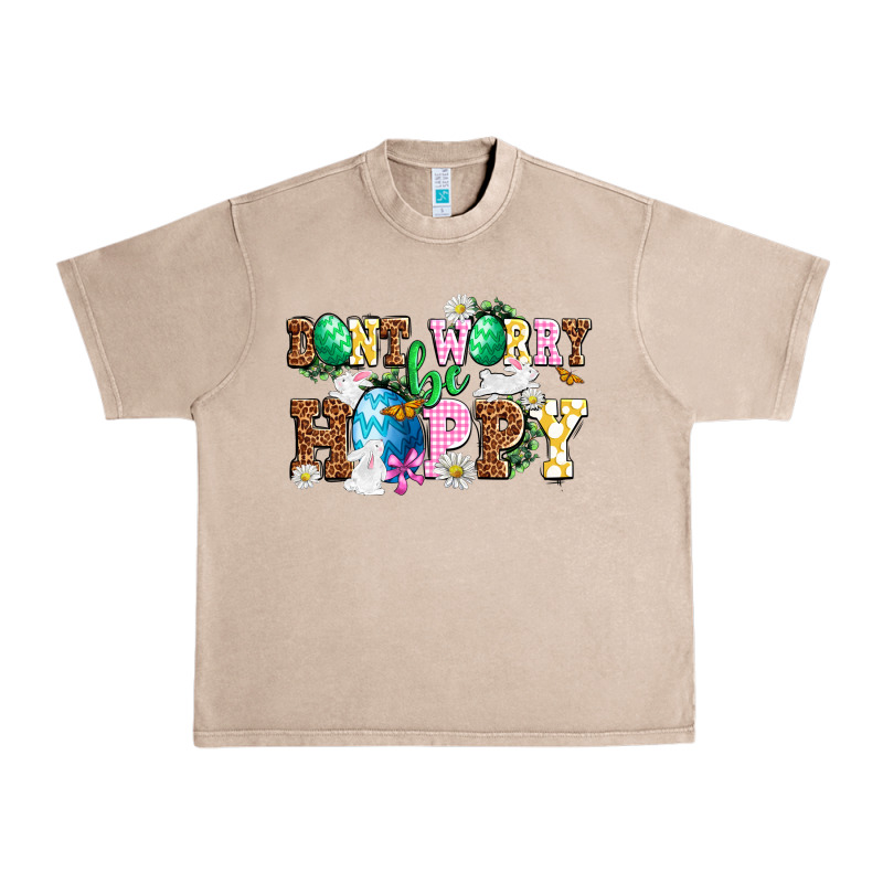 Don't Worry Be Hoppy Urban Heavy Tee by NancyCooperArtShop | Teevron