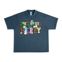 Midnight Navy Don't worry be hoppy Urban Heavy Tee - NancyCooperArtShop