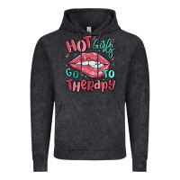 Hot Girls Go To Therapy Vintage Hoodie | Teevron