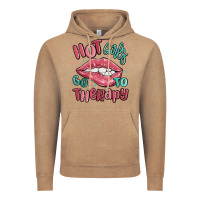 Vintage Coffee hot girls go to therapy Vintage Hoodie - MaliasSmallBusiness