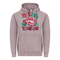 Vintage Zinc hot girls go to therapy Vintage Hoodie - MaliasSmallBusiness