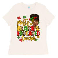 Bone pretty black and educated teacher Ladies Tee - Artiststas