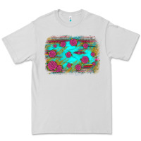 Dove Grey gemstone serape glitter background Premium Tee - JahusDesignShop