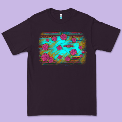 Gemstone Serape Glitter Background Premium Tee Designed By Jahusdesignshop