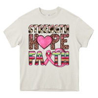 Cream strength hope faith Heavy Core Tee - JahusDesignShop