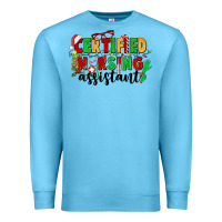Ocean Blue certified nursing assistant Premium Sweatshirt - CowGirlArtShop