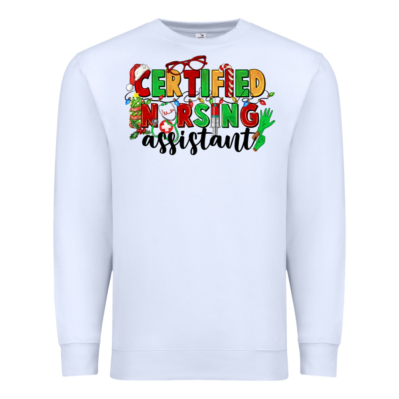Certified Nursing Assistant Premium Sweatshirt by CowGirlArtShop | Teevron