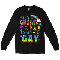 Black Western It's Great Day To Be Gay Long Sleeve Tee - BundleAndBundleShop