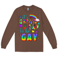 Chestnut Western It's Great Day To Be Gay Long Sleeve Tee - BundleAndBundleShop