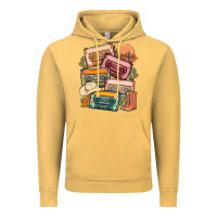 Vintage Mustard customized country cassette tapes Vintage Hoodie - MaliasSmallBusiness