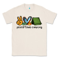 Natural peace love camping Classic Tee - NancyCooperArtShop