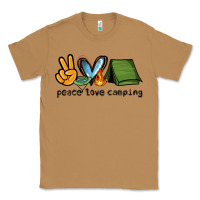 Toasted Coconut peace love camping Classic Tee - NancyCooperArtShop